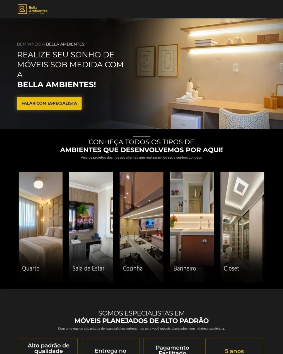 Site Bella Ambientes