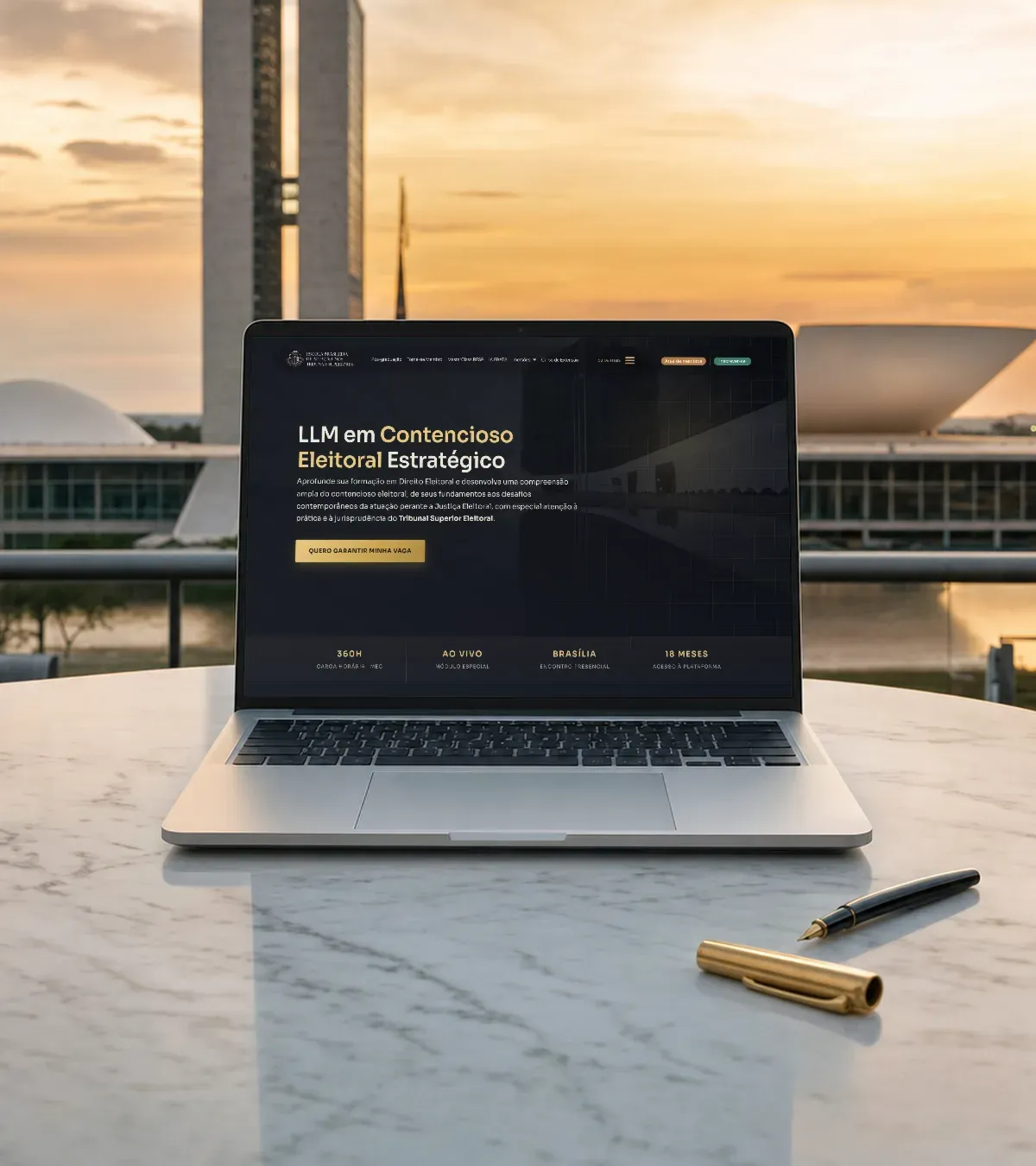 Site da LLM em Contencioso Eleitoral criado pela Criafe