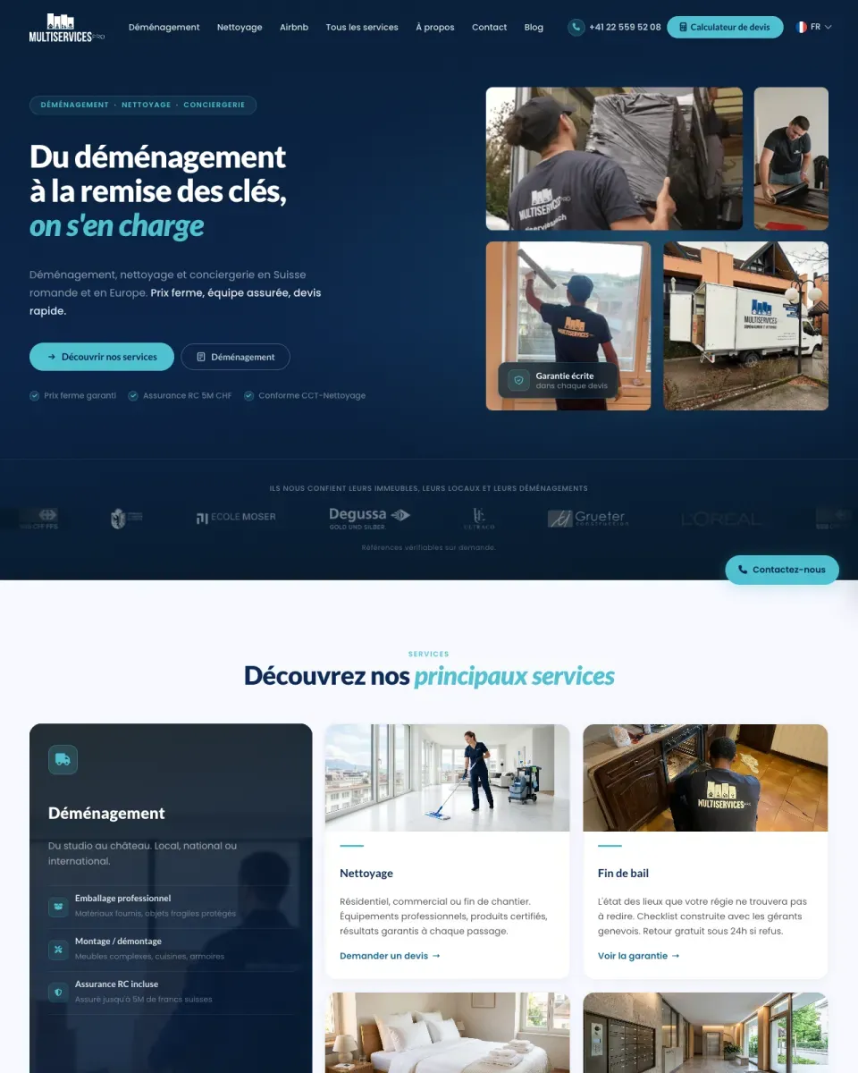 Site MultiServices Pro