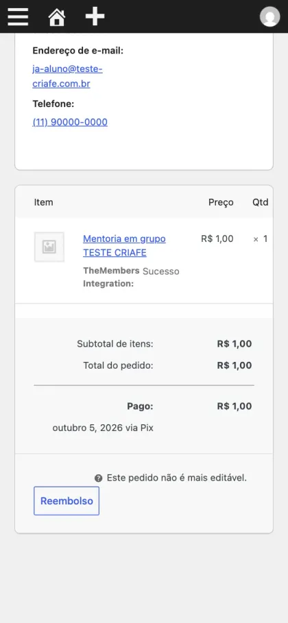Produtor de cursos online: Um login por aluno, e cada liberação anotada