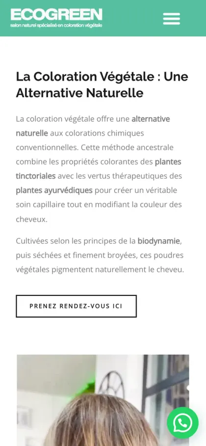 EcoGreen Coiffure: Agenda cheia, equipe maior