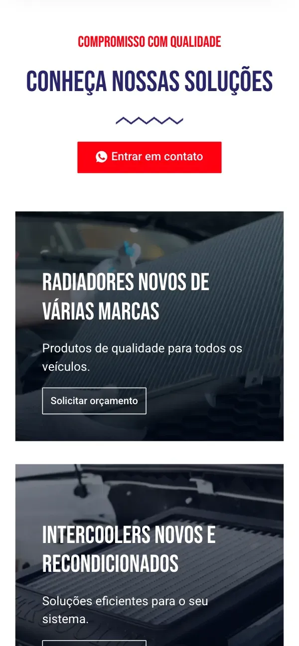 Gallo Radiadores: O orçamento começa no WhatsApp da loja
